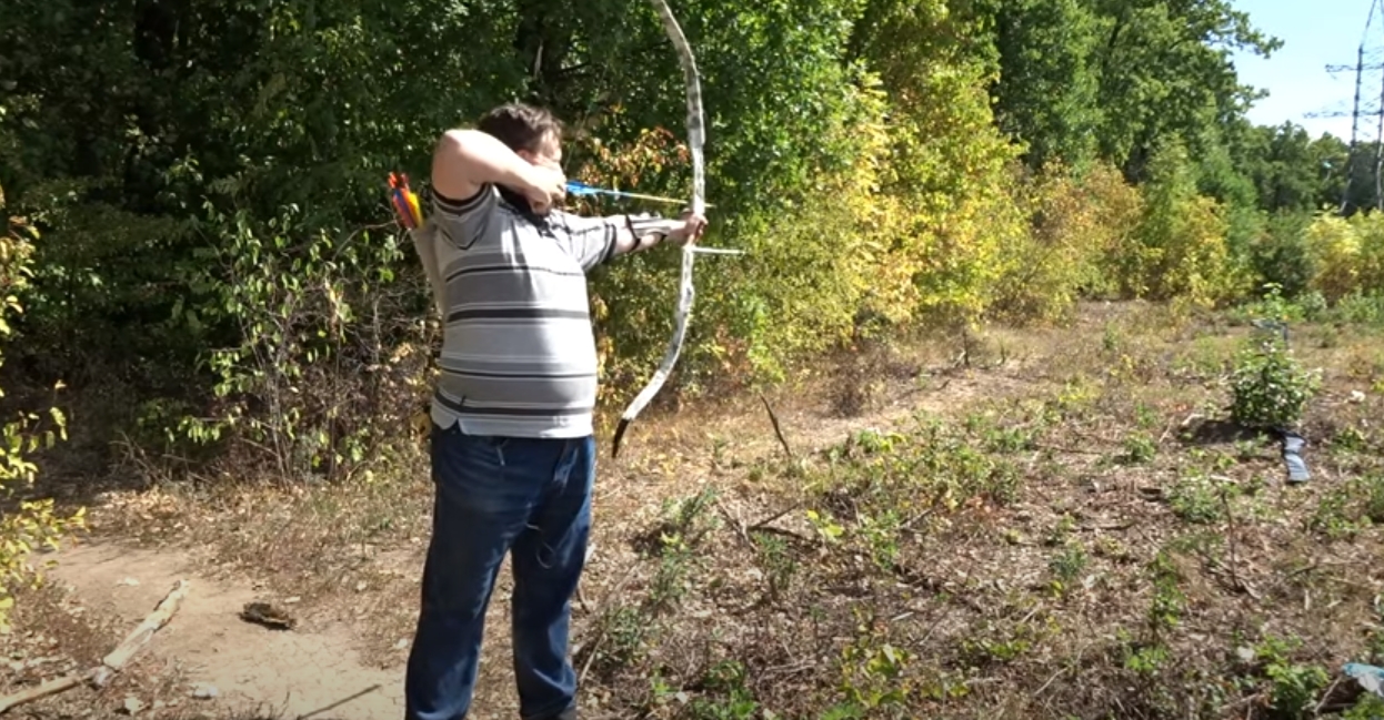 Sanlida C1 hunting Recurve bow review video by Valentine , Ukraine