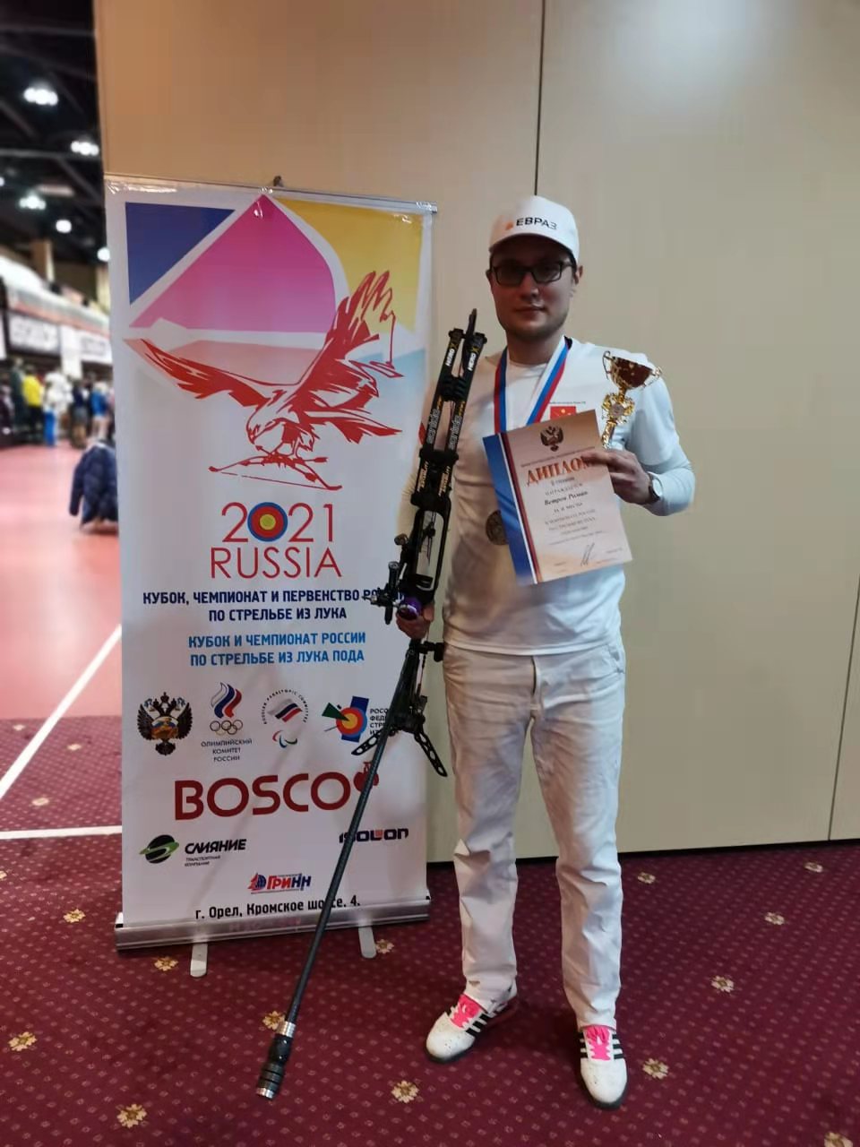 Hero X10 bow won silver medal in Russian Championship 2021 